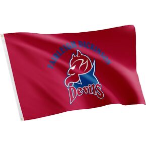 Desert Cactus Fairleigh Dickinson University Flag FDU Knights Devils Flag Banners 100% Polyester Indoor Outdoor 3x5 feet Flags (Style 1)