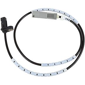 ABS Wheel Speed Sensor Rear Left or Right Compatible with BMW 128I (2008-2013) 323I (2006-2011) Reference (34526760425, SK695828, 34526870076, 2ABS0033, V20720497, 0986594571) - 1 Pack