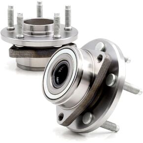 2 PCS of 513100 Front Wheel Hub Bearing Assembly for Ford Taurus 1996-07, Mercury Sable 1996-2005, Lincoln Continental 1995-2002, 5 Lug, Non-ABS