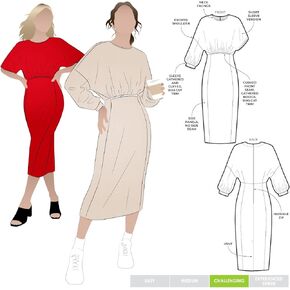 Style Arc Sewing Pattern - Elsbeth Woven Dress (Sizes 10-22)