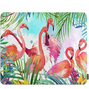 Colorful Chemistry Experiment Mouse Pad Leaf Cell Test Tube Thermometer Microscope Science Fun Non-Slip Rubber Mousepad 9.5x7.9 Inch for Computer, Laptop