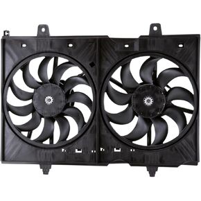 TYC 621880 Cooling Fan Assembly Compatible with 2008-2013 Nissan Rogue , Black