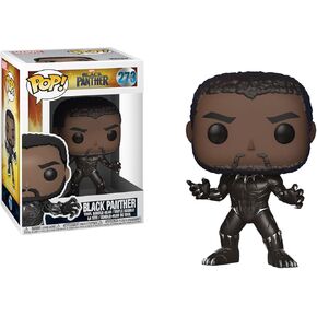 Funko POP! Marvel: Black Panther Movie - Black Panther (Styles May Vary) Collectible Figure Grey, 2.5 x 2.5 Inch