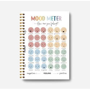 Mental Health Journal Notebook Spiral - Therapy Notebook,164 Pages, Mental Health Journal for Women, Funny Office Gifts, Positive Mind Journal, 5.5×8.3