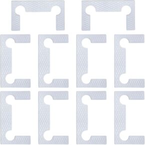 10PCS Glass Shower Doors Hinge Heavy Duty 90 Degree Glass Door Cupboard Showcase Cabinet Clamp Glass Shower Doors Hinge Replacement Shower Hinges Replacement Parts