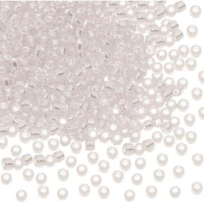 Glass Seed Beads Penta Angel 50g Mini Round Craft Loose Spacer Pony Beads for Earring Bracelets Necklace Waist Beads Jewelry Making (Champagne, 2mm)