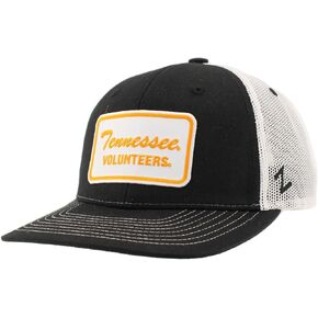 ZHATS Standard NCAA Officially Licensed Trucker Hat Dakota Patch Brick Black White