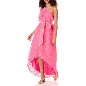 Trina Turk Women's One Shoulder High Low Dress
