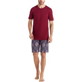 HANRO Men's Night and Day Short Sleeve Pajama Set