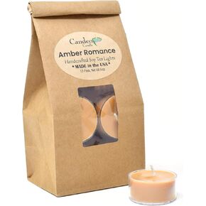 Nag Champa Scented - Soy Tealight Candles, 12 Pack - Highly Scented - Handmade in The USA - Candeo Candle - Summer Scents in Kuwait