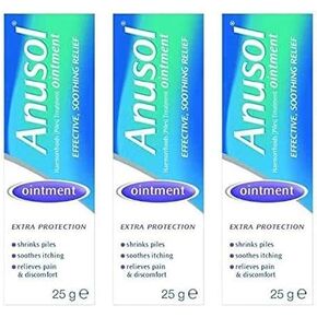 Anusol Ointment 25g x 3 Packs by Anusol