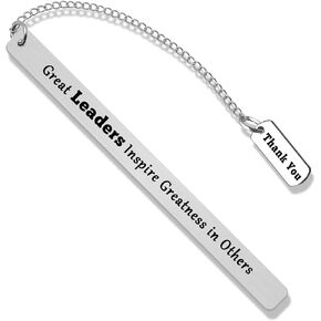 Thank You Boss Gifts for Manager Metal Book Markers for Leader Mentor Leaders Appreciation Bookmark Boss Day Gifts Office Gifts for PM Supervisor Leaving Going Away Gifts for Boss Coworker