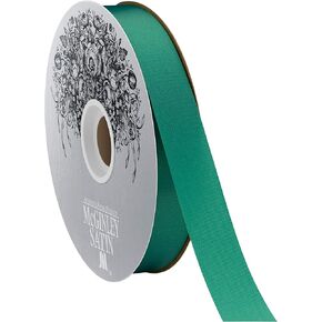 McGinley Mills 7/8" W Acetate Satin Ribbon, Holiday Green, 100 Yard Spool