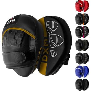 Muay Thai Boxing Pad for Training – Adjustable & Curved Focus Mitts for Karate Taekwondo Kickboxing Kick Pads Boxing Equipment for Sparing Gear, MMA