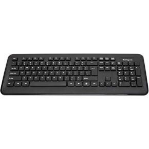 Targus Full-Size Wireless Keyboard for PC or Mac with USB Dongle, Black (AKB214TT)