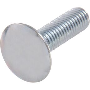 Hillman 45912 Metric Carriage Bolt (M10 x 20 | 1.50 Pitch) Steel, Zinc-Plated, Silver, 10-Pack