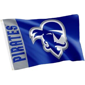 Desert Cactus Seton Hall University Flag SHU Pirates Flag Banners 100% Polyester Indoor Outdoor 3x5 feet Flags (Team Name)