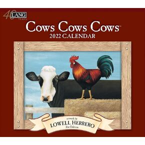 Lang Cows Cows Cows 2022 Wall Calendar (22991001909) in Saudi Arabia