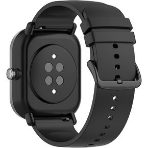 Band for Amazfit Bip 3/ Bip 3 Pro/Bip U Pro/Bip S lite/Bip/Bip Lite/Bip S/Bip U, Soft Silicone Band Replacement for Amazfit GTS 4/ GTS 4 Mini/GTS 3/ GTS 2/ GTS 2e/ GTS 2 Mini/GTS/GTR Mini