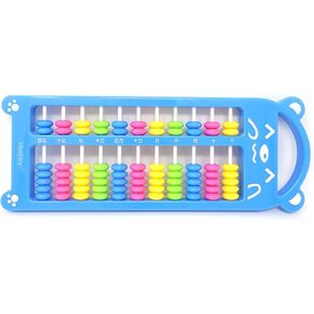 Honbay Cartoon Bear 11 Digits Plastic Chinese Abacus Soroban Arithmetic Tool Calculating Tool, Random Color
