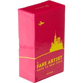 Oink Games A Fake Artist Goes to New York - Japanese Social Deduction Party Game for 5-10 Players | Fun Drawing Game | Ages 8+