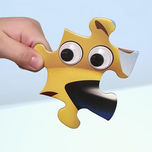 MasterPieces – 48 Piece Jigsaw Puzzle for Kids 4+ Years, Pets with Googly Eyes, Educational and Fun Game, Gift Idea for Children, 19" x 14 in Saudi Arabia