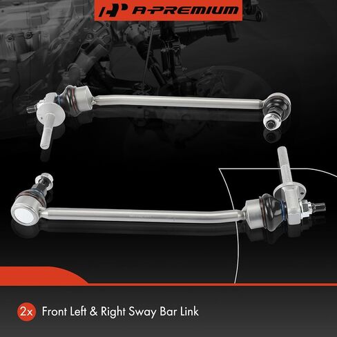 A-Premium 2 × وصلات قضيب تثبيت أمامية Sway Bar، متوافقة مع Mercedes-Benz C300 2015-2023، C400، C43 AMG، C450 AMG، E300، E400، E450، E43 AMG، E53 AMG، E63 AMG S، CLS450، CLS53 ايه ام جي in Saudi Arabia