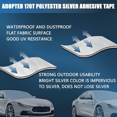 Car Windshield Snow Cover, Auto Ultra Thick Winter Windscreen Cover for Ice Frost Snow Removal Sun Shade Dust Protection with Magnetic Edge, Universal for Vehicles, SUV, Truck, RV in Saudi Arabia