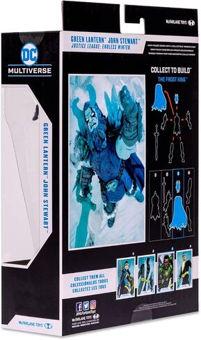 McFarlane Toys DC Multiverse Green Lantern John Stewart Endless Winter 7" Action Figure with Build-A Frost King Piece and Accessories in Saudi Arabia