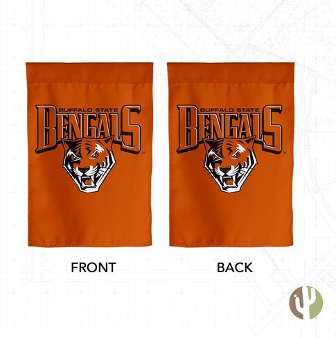 Desert Cactus Buffalo State College Garden Flag Bengals SUNY Banner 100% Polyester (Design 1) in Saudi Arabia