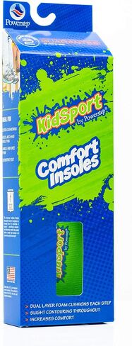 Powerstep Shoe's KidSport Insole, green/blue in Saudi Arabia