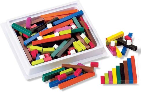 hand2mind Plastic Cuisenaire Rods Individual Set, Math Manipulatives, Montessori Math Rods, Math Counters, Math Blocks, Counting Blocks, Montessori Math, Fraction Bars, Number Rods (Set of 74) in Saudi Arabia
