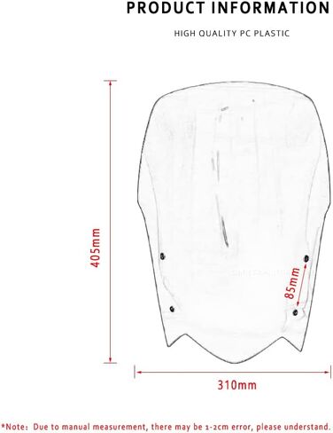 Willis for TENERE 700 XTZ 700 2018-2022 Motorcycle Accessories Windscreen Windshield Deflectors in Saudi Arabia