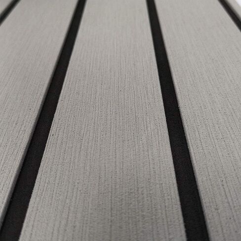Eva Foam Yacht Deck Sheet Faux Teak Boat Flooring Non-Slip Mats Waterproof Self-Adhesive Flooring Material for Motorboat RV Yacht Kayak Swimming Pool 94.5“×35.4" in Saudi Arabia