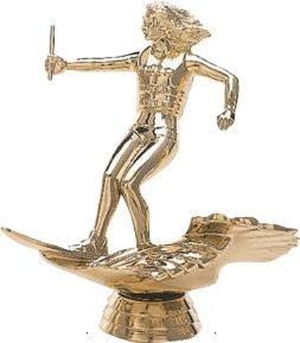Crown Awards 11 Inch Female Water Skiing Trophies, Water Ski Trophy with Customized Engraving Prime in Saudi Arabia