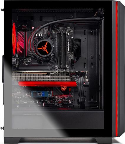 Skytech Gaming Skytech Chronos Gaming PC Desktop – AMD Ryzen 7 5800X 3.8 GHz, NVIDIA RTX 4070 Ti, 1TB NVME SSD, 16GB DDR4 RAM 3200, 750W Gold PSU, 360mm AIO, 11AC Wi-Fi, Windows 11 Home 64-bit,Black in Saudi Arabia