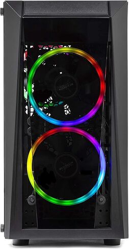 Skytech Gaming Skytech Chronos Gaming PC Desktop – AMD Ryzen 7 5800X 3.8 GHz, NVIDIA RTX 4070 Ti, 1TB NVME SSD, 16GB DDR4 RAM 3200, 750W Gold PSU, 360mm AIO, 11AC Wi-Fi, Windows 11 Home 64-bit,Black in Saudi Arabia