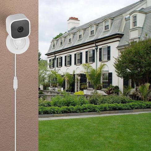 كابل محول Uogw مكون من قطعتين لكاميرا Blink Mini/Blink Mini Pan-Tilt، من Universal Mirco USB تحويل إلى Blink Mini Unique Mirco USB، كابل تمديد طاقة مقاوم للماء 7.8 بوصة (ليس لـ Blink Mini 2) in Kuwait