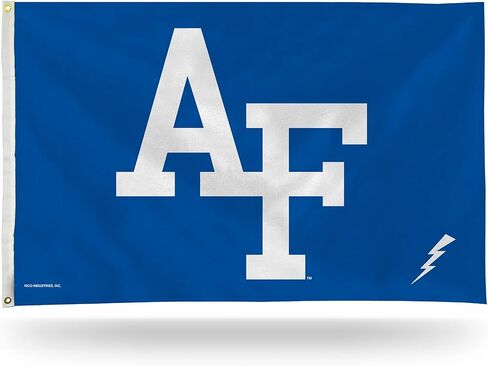 Rico Industries NCAA Air Force Academy Falcons - AF Blue 3' x 5' لافتة علم على جانب واحد - داخلي أو خارجي - ديكور منزلي in Saudi Arabia