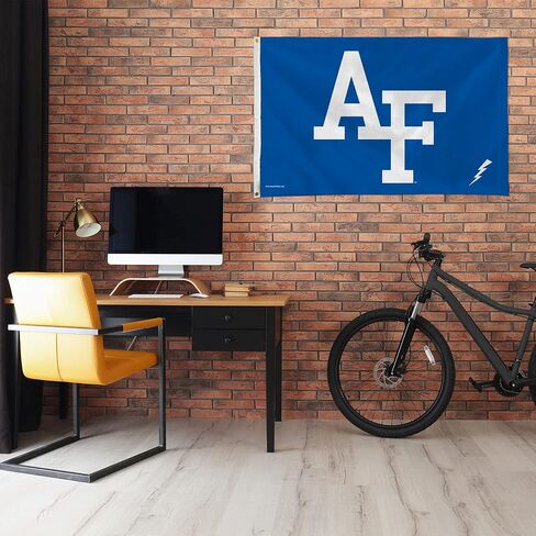 Rico Industries NCAA Air Force Academy Falcons - AF Blue 3' x 5' لافتة علم على جانب واحد - داخلي أو خارجي - ديكور منزلي in Saudi Arabia