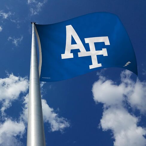 Rico Industries NCAA Air Force Academy Falcons - AF Blue 3' x 5' لافتة علم على جانب واحد - داخلي أو خارجي - ديكور منزلي in Saudi Arabia
