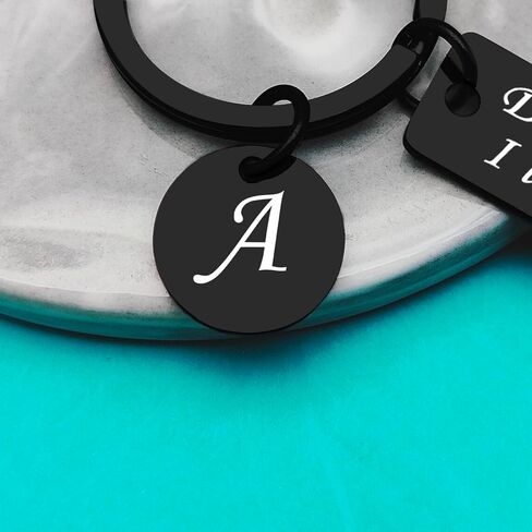 Xiahuyu Drive Safe Keychain for Her 26 Letter Keychain Gifts for Girlfriend Wife Daughter Mom Niece Sister Friend in Saudi Arabia