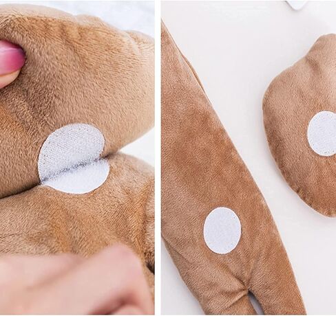 Keyboard Wrist Rest and Ergonomic Mouse Pad Wrist Support,Washable Keyboard Mouse Wrist Support Pad Bean Bag for Carpal Tunnel,Office Workers,Massage,Cute Cartoon Bear Set-Brown 18.8inch in Saudi Arabia