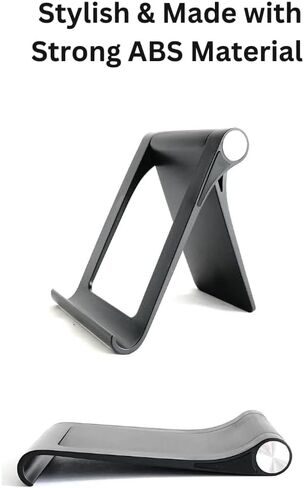 2 Pcs Phone & Tablet Stand for Home, Office, and Travel; Adjustable, Portable, and Foldable, Small in Saudi Arabia