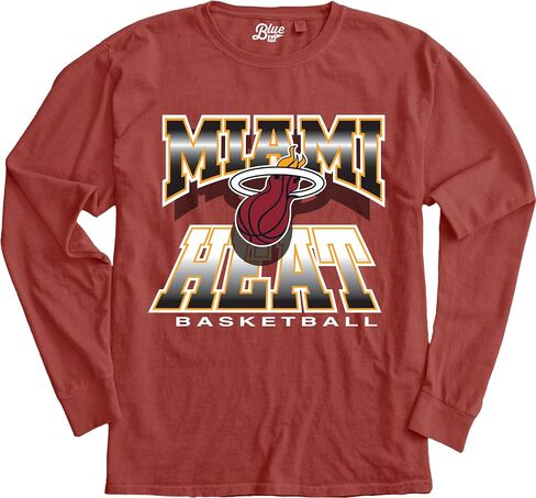 Blue 84 NBA Officially Licensed Long Sleeve T-Shirt Ringspun Team Color Icon in Saudi Arabia