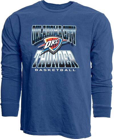 Blue 84 NBA Officially Licensed Long Sleeve T-Shirt Ringspun Team Color Icon in Saudi Arabia