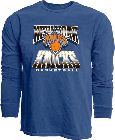 Blue 84 NBA Officially Licensed Long Sleeve T-Shirt Ringspun Team Color Icon in Saudi Arabia