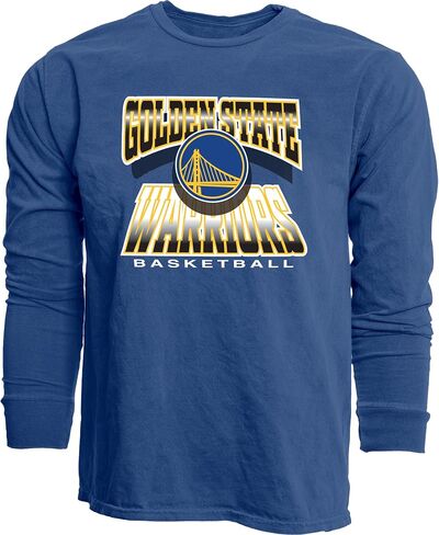 Blue 84 NBA Officially Licensed Long Sleeve T-Shirt Ringspun Team Color Icon in Saudi Arabia