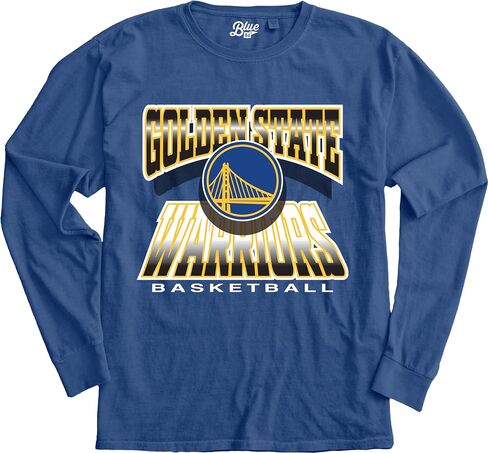 Blue 84 NBA Officially Licensed Long Sleeve T-Shirt Ringspun Team Color Icon in Saudi Arabia