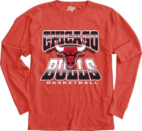 Blue 84 NBA Officially Licensed Long Sleeve T-Shirt Ringspun Team Color Icon in Saudi Arabia